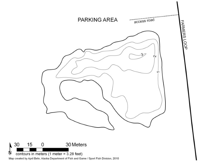 Bathymetric Map of Ballaine Lake