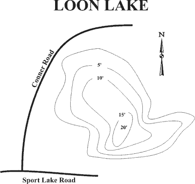 Bathymetric Map of Loon Lake (Kenai)