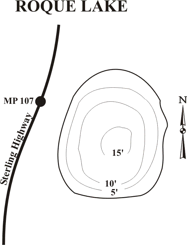 Bathymetric Map of Roque Lake