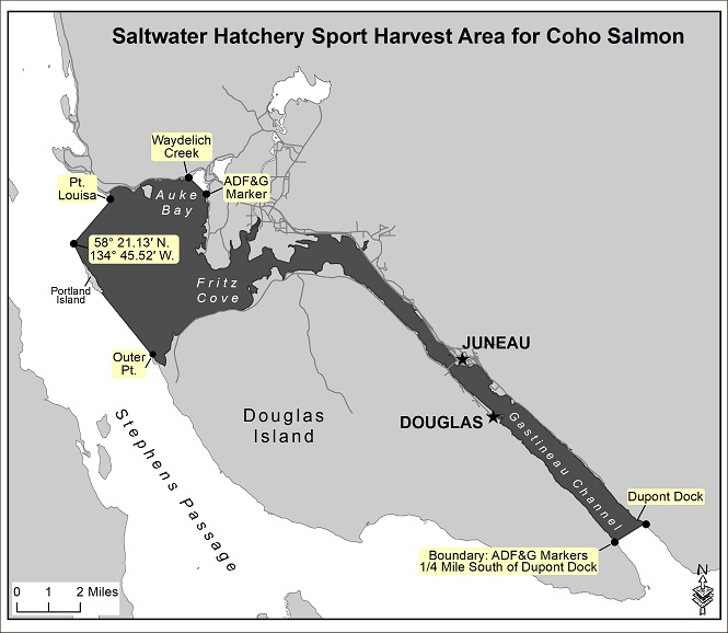 Coho Salmon Limits Liberalized in Saltwater Hatchery Area near Juneau