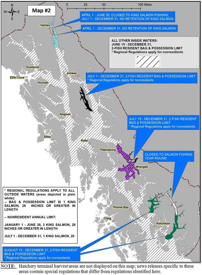 Sport Fishing for King Salmon Opens in the Juneau Area