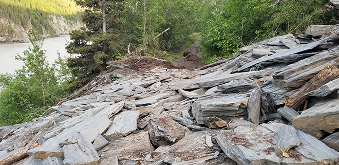 O’Brien Creek to Haley Creek Landslide and Trail Update