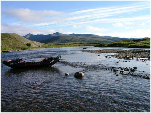 Beautiful scenery of the western Brooks Range on the Noatak River