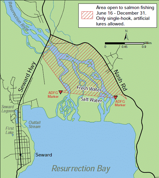 Resurrection Bay Salmon Opening, Jun. 16 - Dec. 31