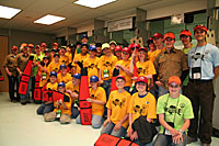 Group of youths at the Alaska Conservation Camp