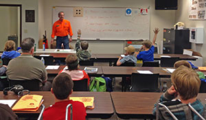 Hunter Education classroom scene