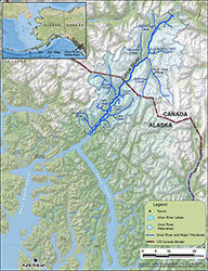 Unuk River watershed.