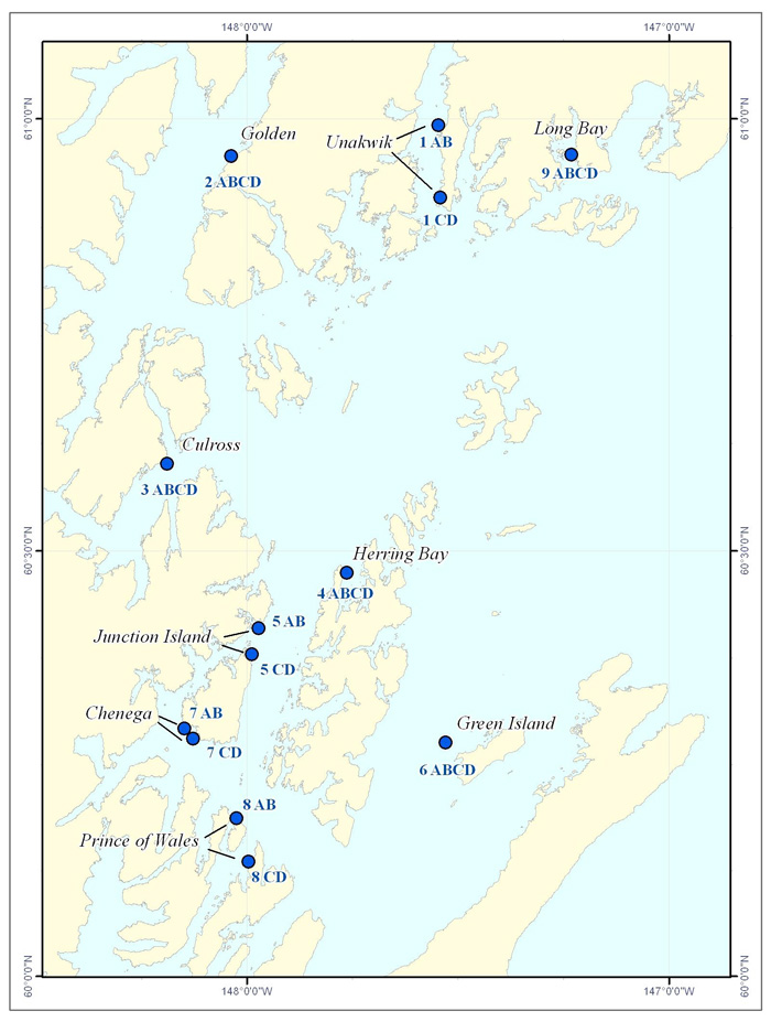 prince williams sound map. Figure 1: Prince William Sound