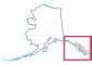 Southeast Alaska location map