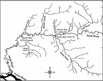 Anvik location map