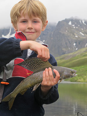 Kids fishing