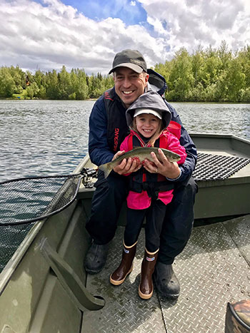 Fishing with daughter
