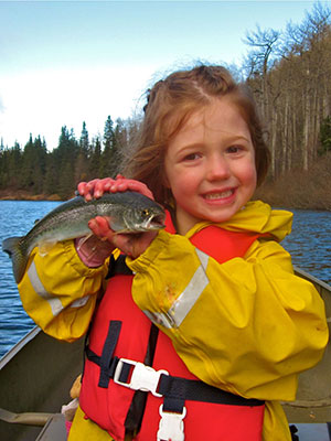 Kids fishing