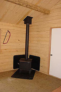 View of the cabin.