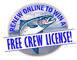 Renew Online to Win A Free Crew License!