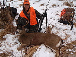 Photo of a deer hunter.