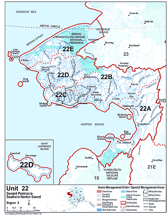 Map of GMU 22
