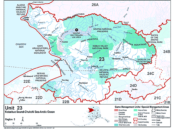 Map of GMU 23