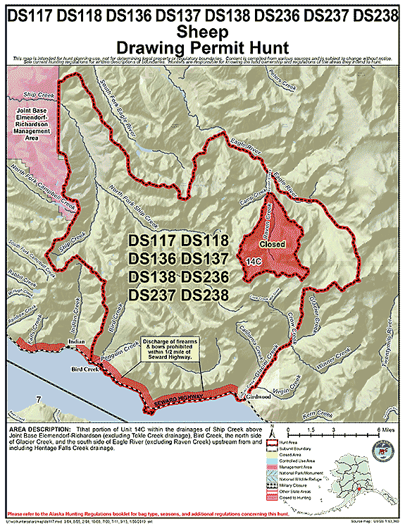 Map of  hunt number ds117