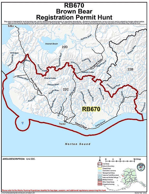 Map of brbear hunt number rb670