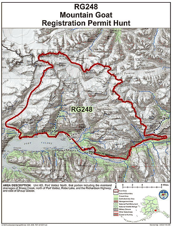 Map of  hunt number rg248