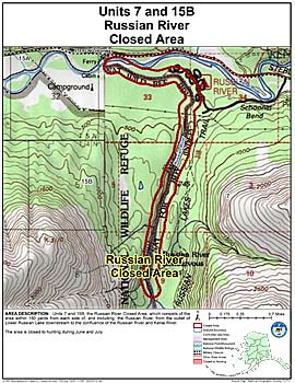 Russian River Alaska Map Areas Closed To Hunting, Alaska Department Of Fish And Game Russian River Alaska Map Areas Closed To Hunting, Alaska Department Of Fish And Game