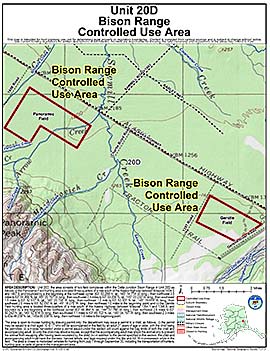 Map of Bison Range Controlled Use Area