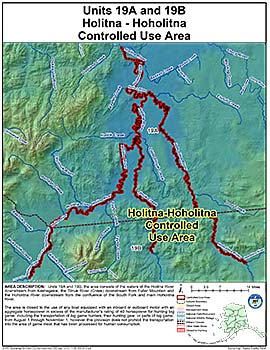 Map of Holitna-Hoholitna Controlled Use Area