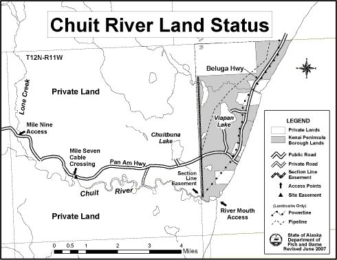 Chuit River land status map