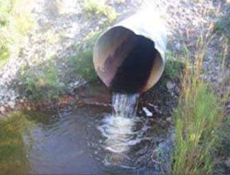 Stariski Creek culvert before replacement.