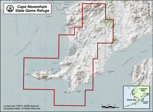 map of Cape Newenham