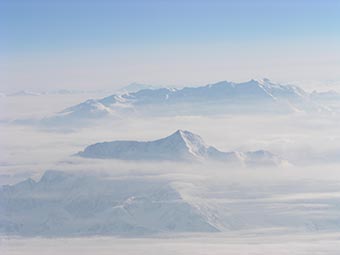 Coastal Mountains in Southeast Alaska