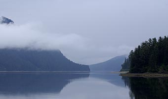 Fredrerick Sound in Southeast Alaska