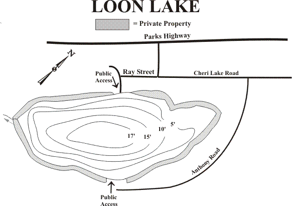 Loon Lake Depth Chart