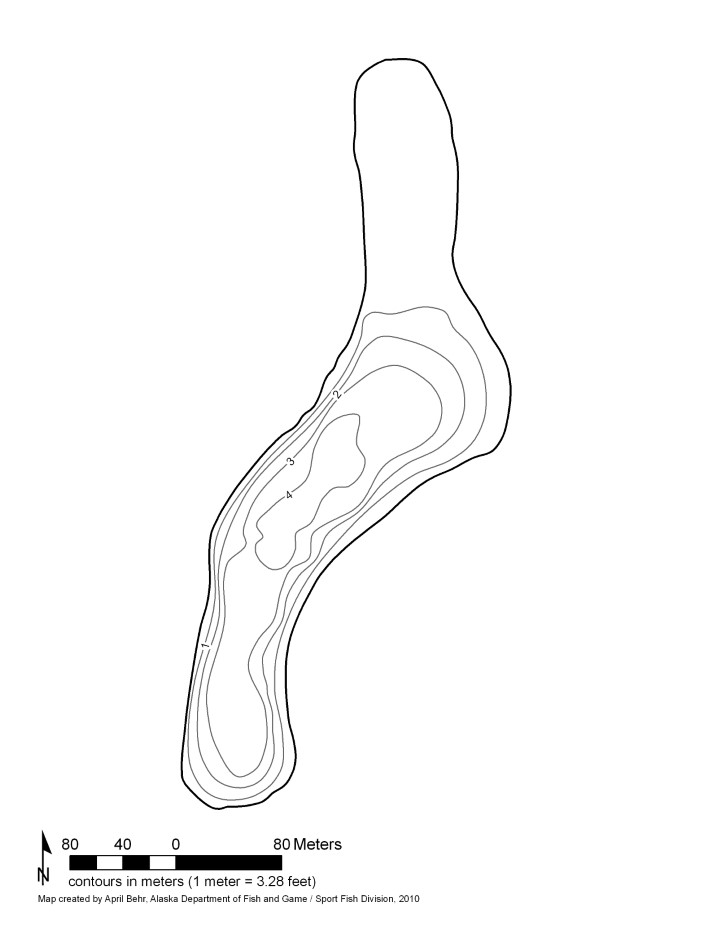 Bathymetric Map of Connor Lake