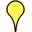 Yellow pin icon which represents previously stocked lakes on the map.
