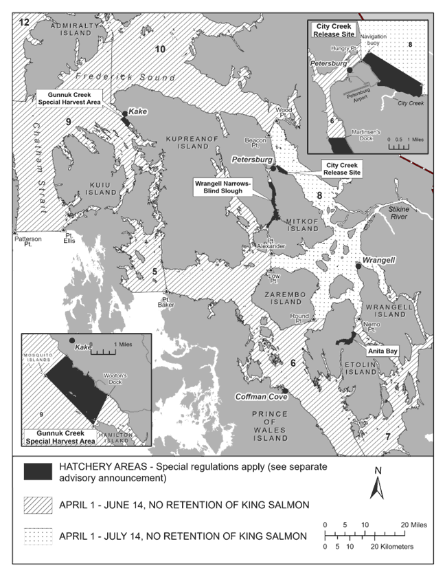 Sport Fishing Regulations for King Salmon in Southeast Alaska and the Petersburg/Wrangell Area for 2023