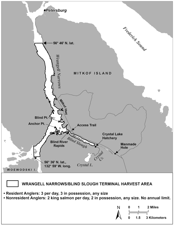 Increased Sport Fishing Opportunity for Wrangell Narrows/Blind Slough Terminal Harvest Area