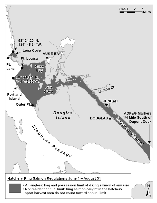 Sport Fishing for King Salmon Opens in Hatchery Area Near Juneau
