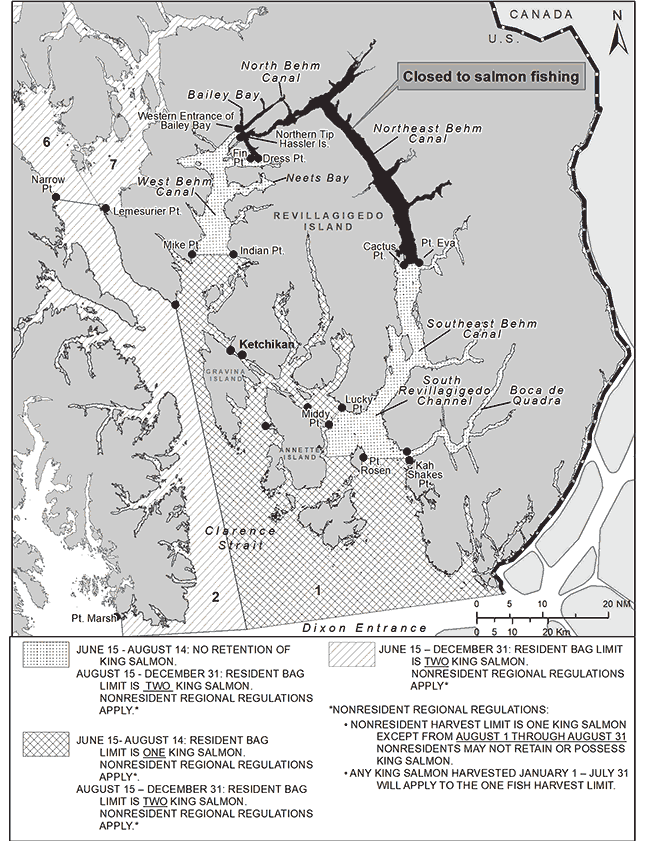 Revised Sport Fishing Regulations For King Salmon In Southeast Alaska And Ketchikan Area For 2021