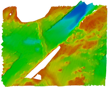 Chiniak Bay Study Area bathymetry