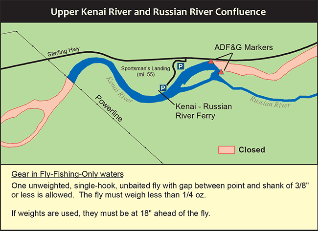 map of kenai river