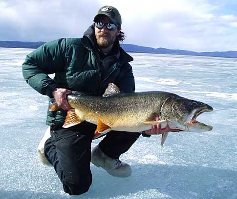 A Trophy Lake Trout Through the Ice - On The Water