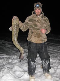 How to Set Line for Burbot, Alaska Department of Fish and Game