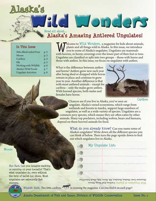 Antlered Ungulates - Alaska's Wild Wonders (Issue 1)