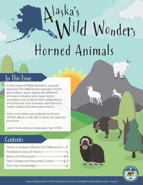 Horned Animals - Alaska's Wild Wonders (Issue 8), Alaska Department of Fish  and Game