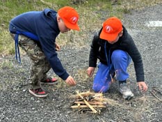 Fire starting activity