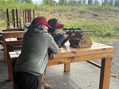 Supervised rifle demonstration