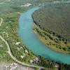 The Kenai River sockeye salmon sonar site is one of two sonar sites located on the Kenai River. The sockeye salmon sonar site located at River Mile 19 at a bend in the river not far downstream of the Soldotna bridge. The site only estimates sockeye salmon passage.