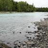 Kasilof River upstream of the sonar site.